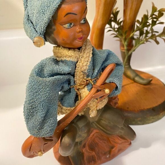 VINTAGE PIXIE ELVES PLASTIC HONGKONG RETRO DOLL SET - Picture 4 of 11